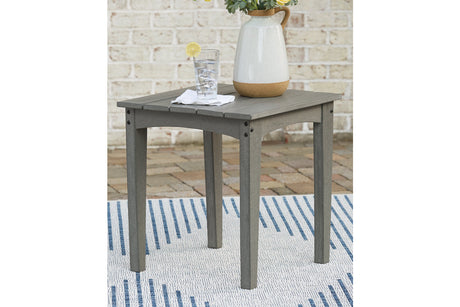 Visola Gray Outdoor End Table from Ashley - Luna Furniture