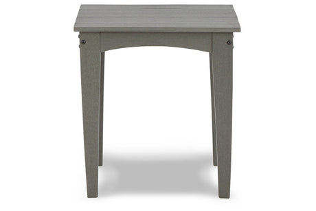 Visola Gray Outdoor End Table from Ashley - Luna Furniture