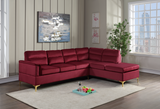 Vogue Red Velvet Sectional from Happy Homes - Luna Furniture