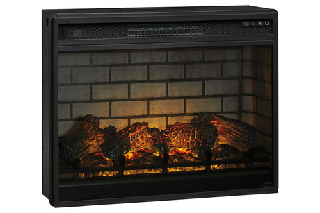 Entertainment Accessories Black Electric Infrared Fireplace Insert from Ashley - Luna Furniture