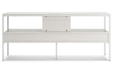 Deznee White 60" TV Stand from Ashley - Luna Furniture