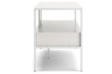 Deznee White 60" TV Stand from Ashley - Luna Furniture