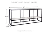 Donnesta Gray/Black 65" TV Stand -  - Luna Furniture
