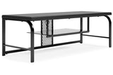 Lynxtyn Black 48" TV Stand from Ashley - Luna Furniture