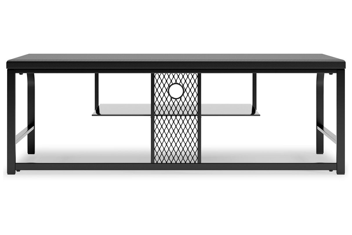 Lynxtyn Black 48" TV Stand from Ashley - Luna Furniture