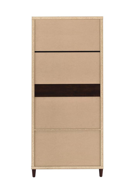 Wadeline Rustic Tobacco 2-Door Tall Accent Cabinet from Coaster - Luna Furniture