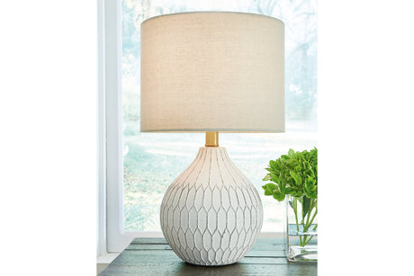 Wardmont White Table Lamp from Ashley - Luna Furniture