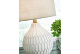 Wardmont White Table Lamp from Ashley - Luna Furniture