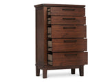 Watson Brown Upholstered Storage Panel Bedroom Set from Homelegance - Luna Furniture