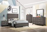 Watson Gray Oak Full Panel Bed from Coaster - Luna Furniture