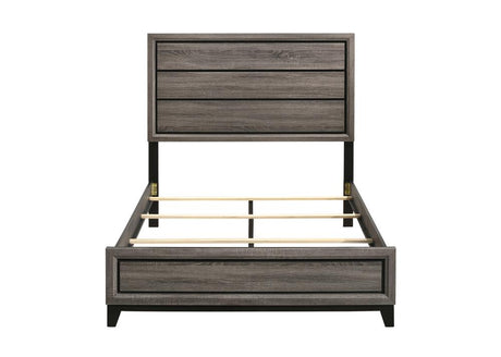 Watson Gray Oak Full Panel Bed from Coaster - Luna Furniture
