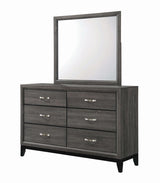 Watson Gray Oak Mirror (Mirror Only) from Coaster - Luna Furniture