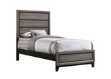 Watson Gray Oak Twin Panel Bed from Coaster - Luna Furniture