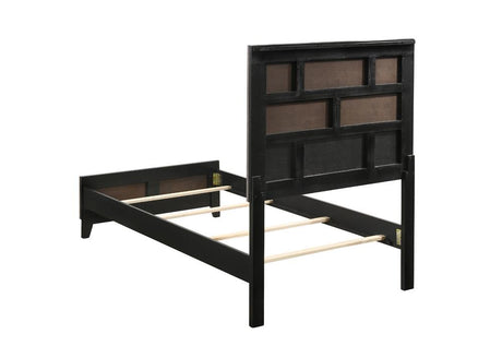 Watson Gray Oak Twin Panel Bed from Coaster - Luna Furniture