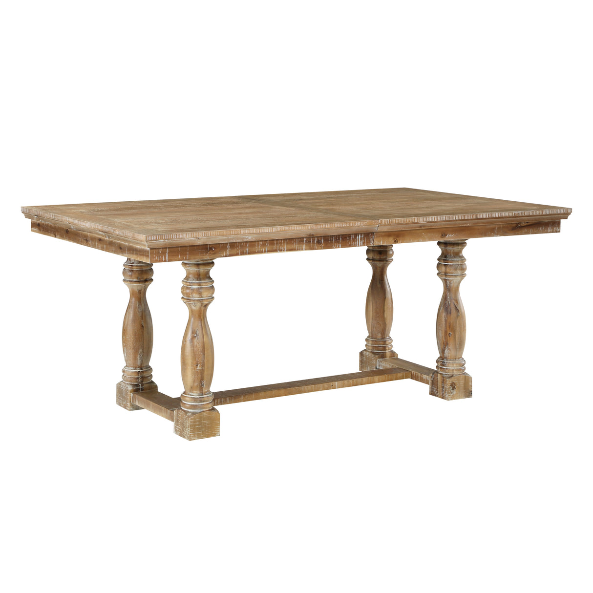 Weatherford Wheat Extandable Dining Table from Homelegance - Luna Furniture
