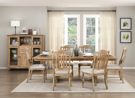 Weatherford Wheat Extandable Dining Table from Homelegance - Luna Furniture