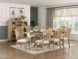 Weatherford Wheat/Gray Side Chair, Set of 2 from Homelegance - Luna Furniture