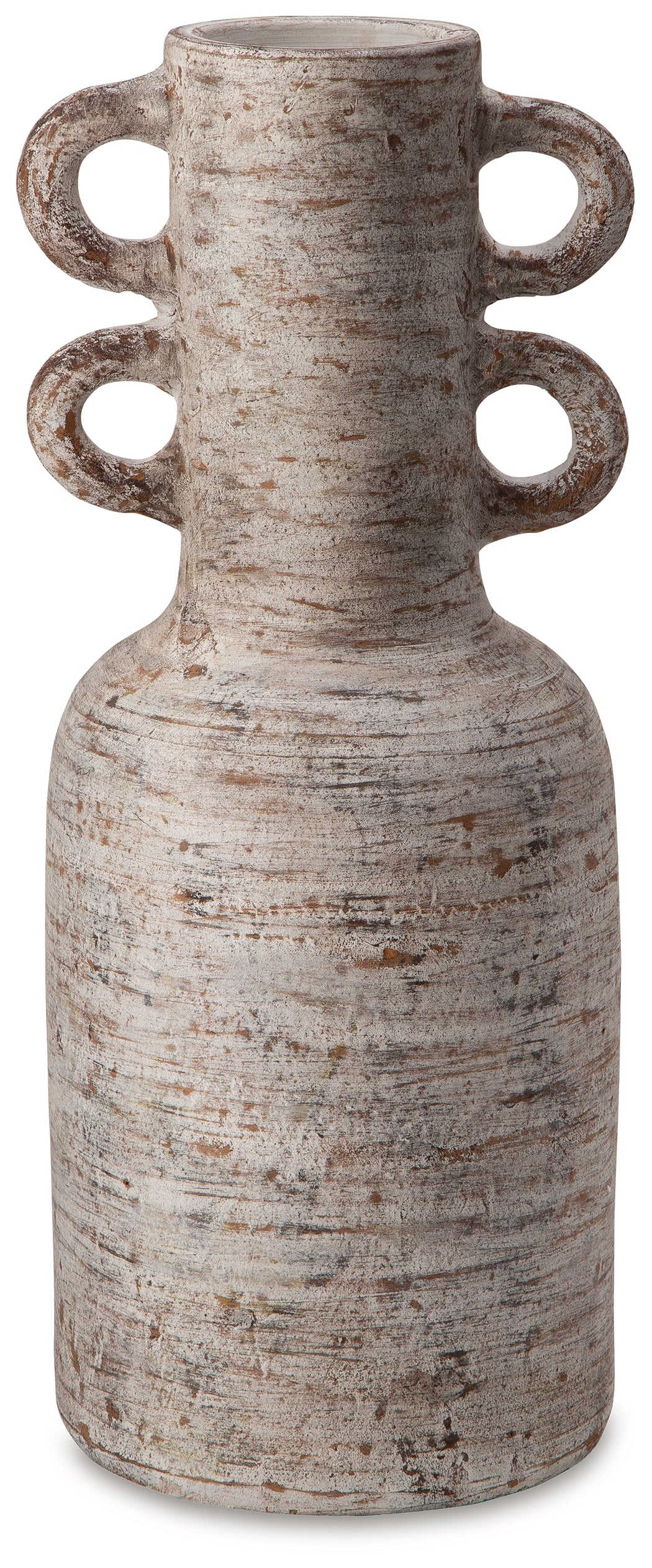 Wellbridge Distressed White Vase from Ashley - Luna Furniture