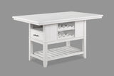 Wendy White Counter Height Dining Set from Crown Mark - Luna Furniture