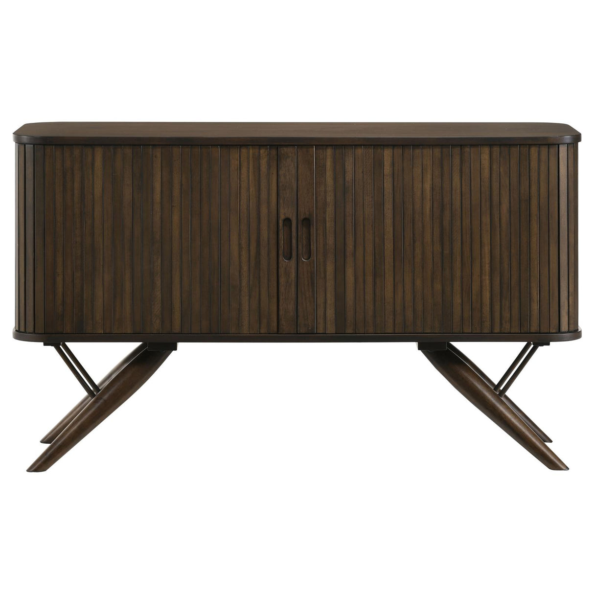 Wes Dark Walnut 2-Door Rectangular Server from Coaster - Luna Furniture