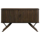 Wes Dark Walnut 2-Door Rectangular Server from Coaster - Luna Furniture
