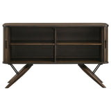 Wes Dark Walnut 2-Door Rectangular Server from Coaster - Luna Furniture