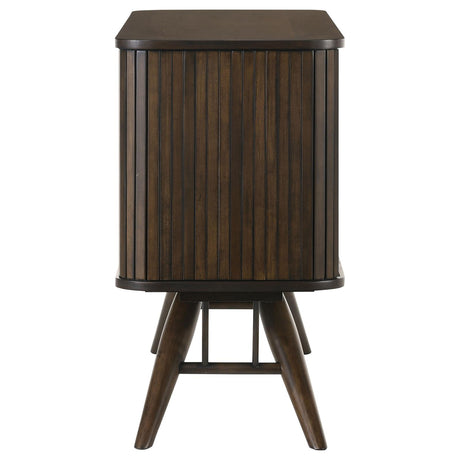 Wes Dark Walnut 2-Door Rectangular Server from Coaster - Luna Furniture