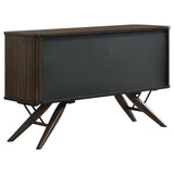 Wes Dark Walnut 2-Door Rectangular Server from Coaster - Luna Furniture