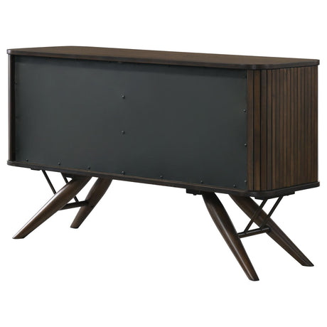 Wes Dark Walnut 2-Door Rectangular Server from Coaster - Luna Furniture