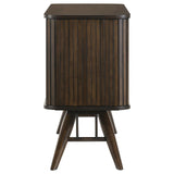 Wes Dark Walnut 2-Door Rectangular Server from Coaster - Luna Furniture