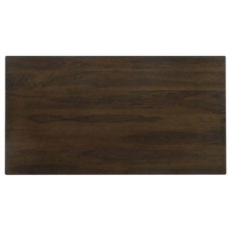Wes Dark Walnut Rectangular Dining Table from Coaster - Luna Furniture
