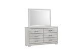 White Sands Chalk Bedroom Mirror (Mirror Only) from Crown Mark - Luna Furniture