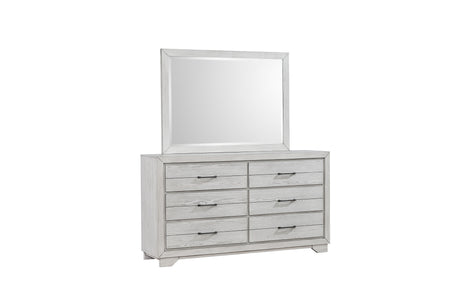 White Sands Chalk Bedroom Mirror (Mirror Only) from Crown Mark - Luna Furniture