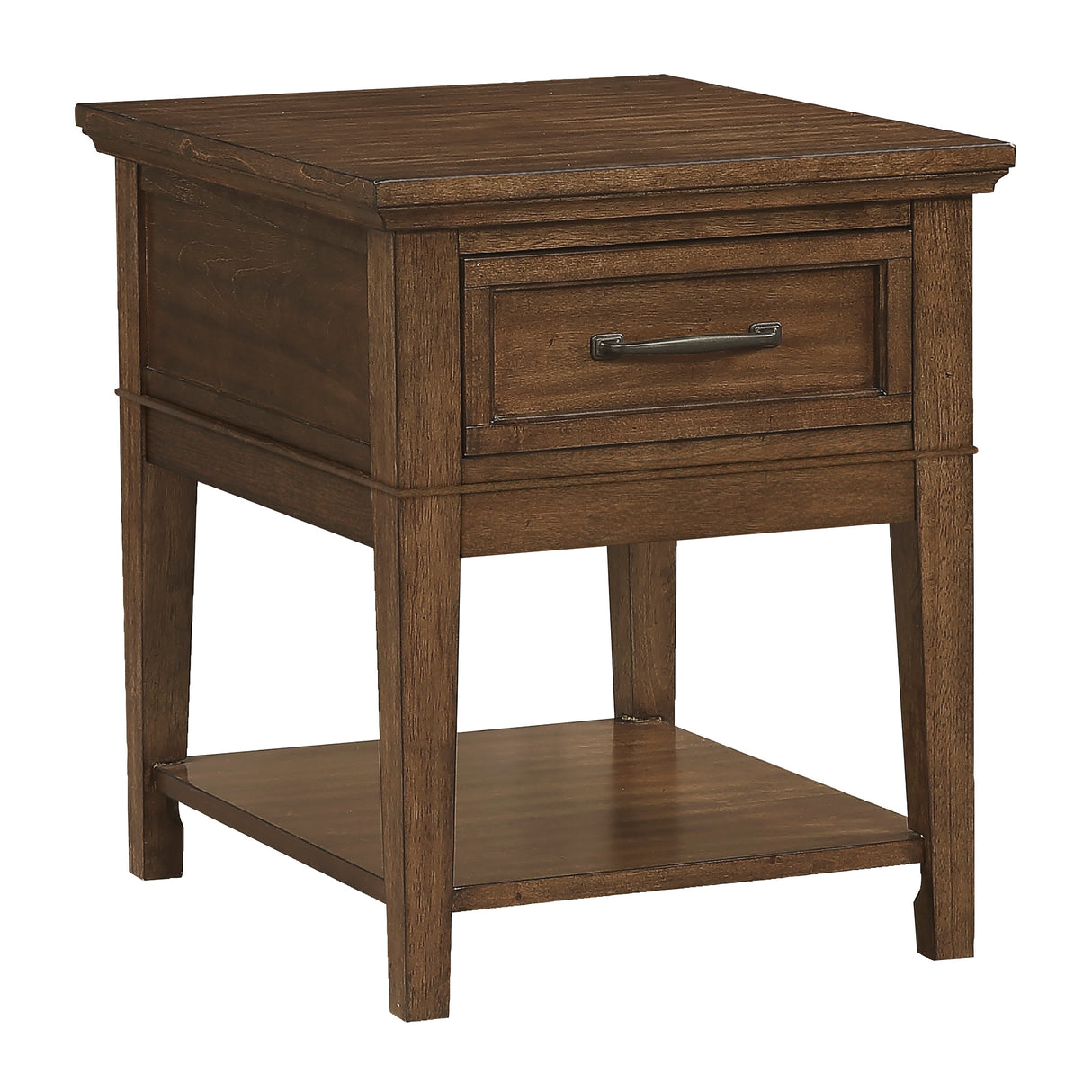 Whitley Walnut End Table from Homelegance - Luna Furniture