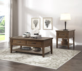 Whitley Walnut End Table from Homelegance - Luna Furniture