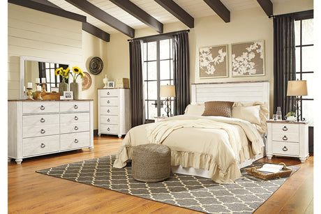 Willowton Two-tone Chest of Drawers from Ashley - Luna Furniture