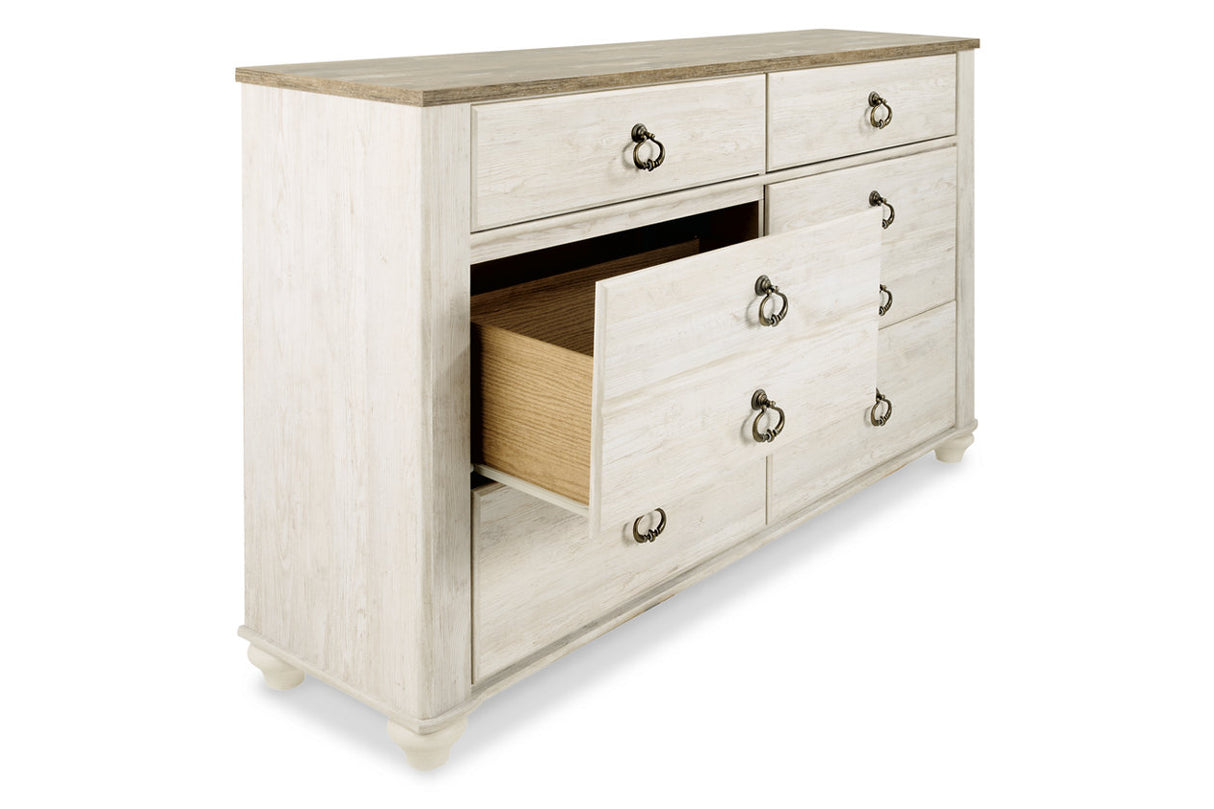 Willowton Two-tone Dresser from Ashley - Luna Furniture