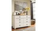 Willowton Two-tone Dresser from Ashley - Luna Furniture