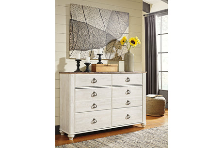 Willowton Two-tone Dresser from Ashley - Luna Furniture