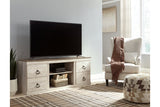 Willowton Whitewash 60" TV Stand from Ashley - Luna Furniture