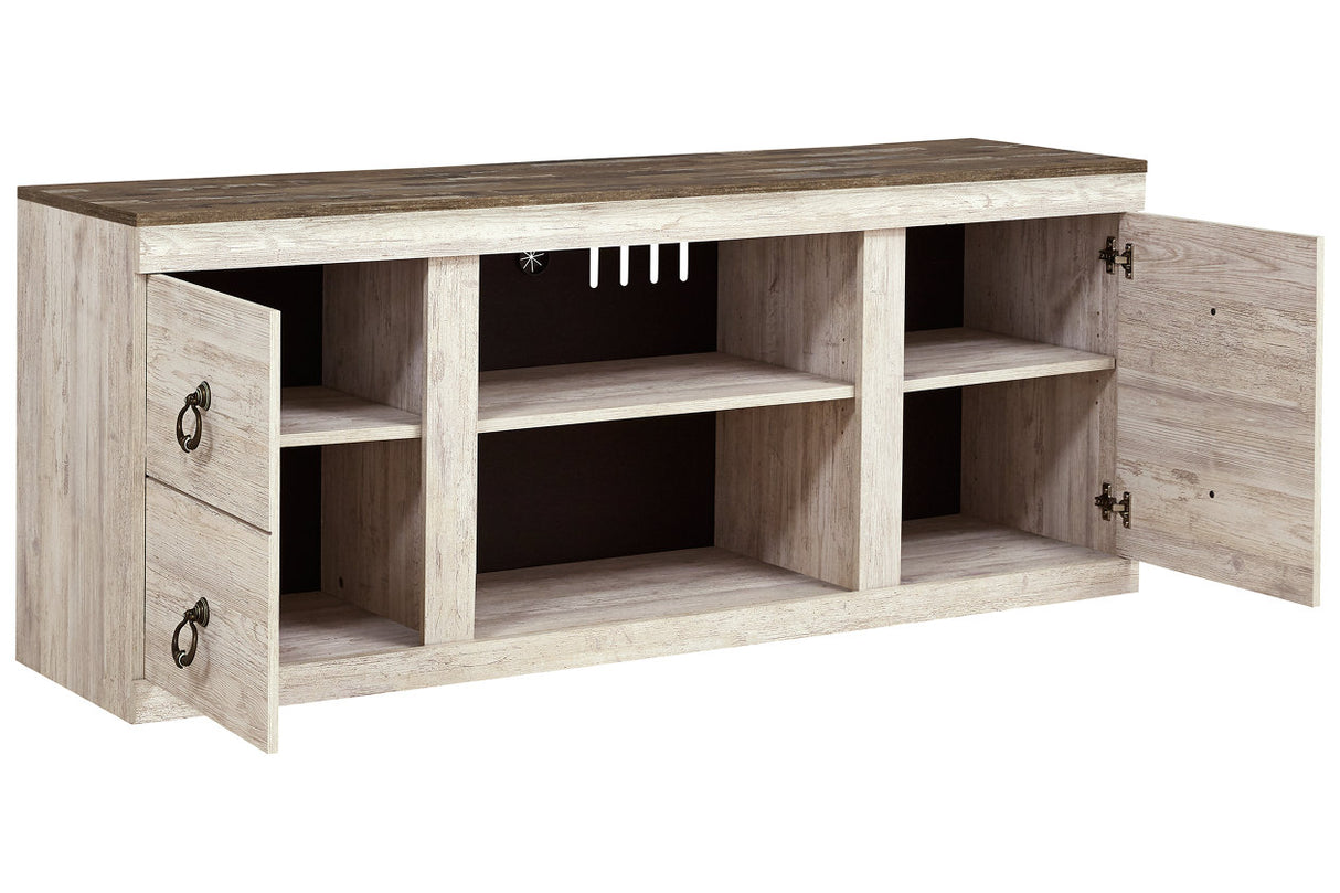 Willowton Whitewash 60" TV Stand from Ashley - Luna Furniture