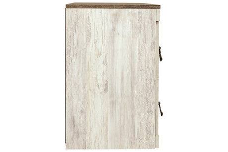 Willowton Whitewash 60" TV Stand from Ashley - Luna Furniture