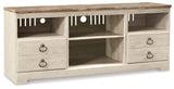 Willowton Whitewash 64" TV Stand from Ashley - Luna Furniture