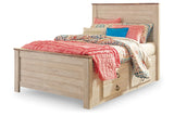 Willowton Whitewash Full Storage Platform Bed with 2 Drawers from Ashley - Luna Furniture