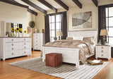 Willowton Whitewash Panel Bedroom Set from Ashley - Luna Furniture