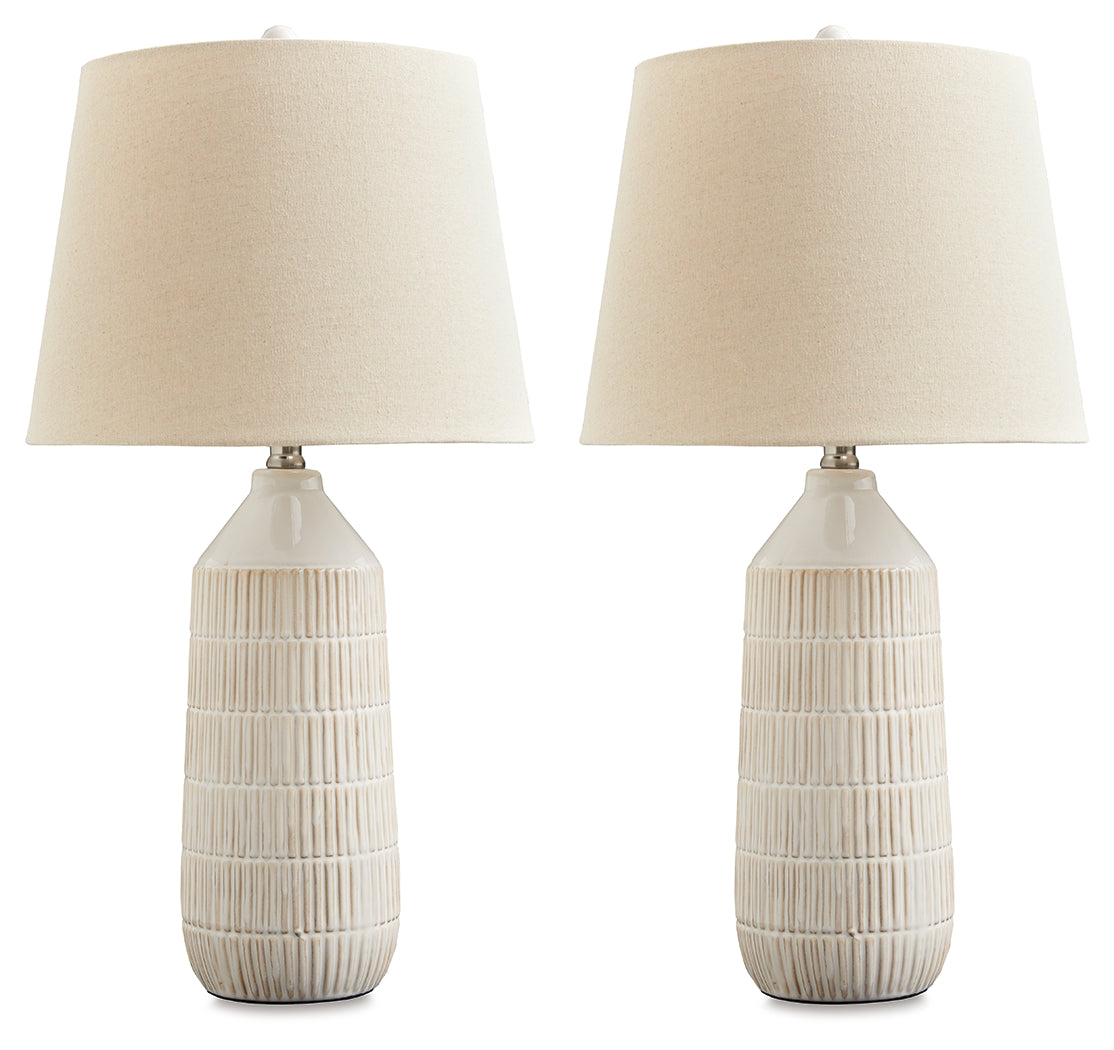 Willport Off White Table Lamp from Ashley - Luna Furniture