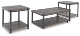 Wilmaden Gray/Black Table from Ashley - Luna Furniture