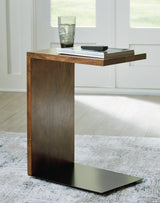 Wimshaw Brown/Black Accent Table from Ashley Furniture - Luna Furniture