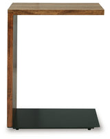 Wimshaw Brown/Black Accent Table from Ashley Furniture - Luna Furniture