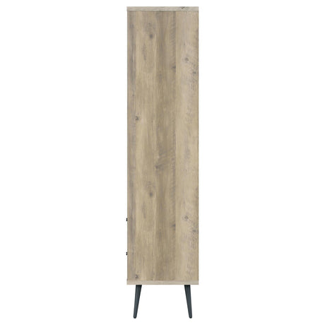 Winifred Antique Pine 3-Shelf Engineered Wood Bookcase with Drawers from Coaster - Luna Furniture